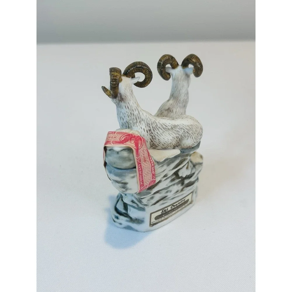 Ski Country Dall Sheep Bachelor Rams 1980 Grand Slam Series Decanter Empty